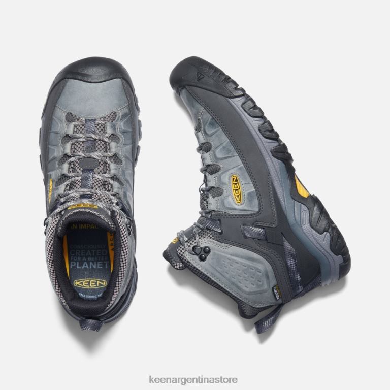 LZZND265 amarillo llovizna Keen botas de montaña impermeables targhee iii en amarillo llovizna