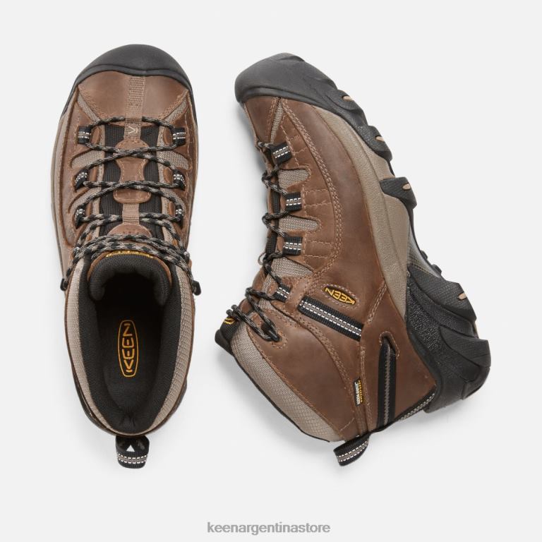 LZZND266 shitake-atigrado Keen targhee ii impermeable medio ancho