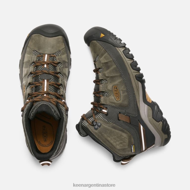 LZZND512 negro oliva-marrón dorado Keen targhee iii impermeable medio ancho