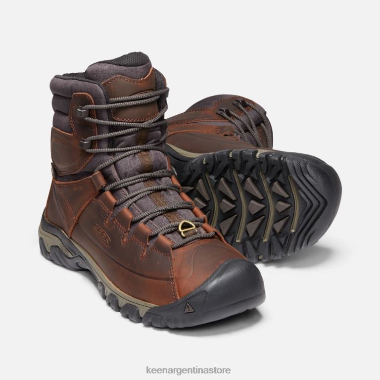 LZZND520 mantillo de cacao Keen bota impermeable de encaje alto targhee