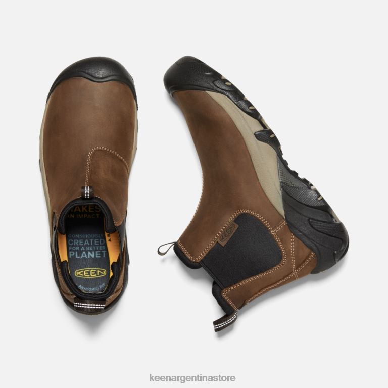 LZZND527 vegetal marrón-negro Keen targhee ii chelsea