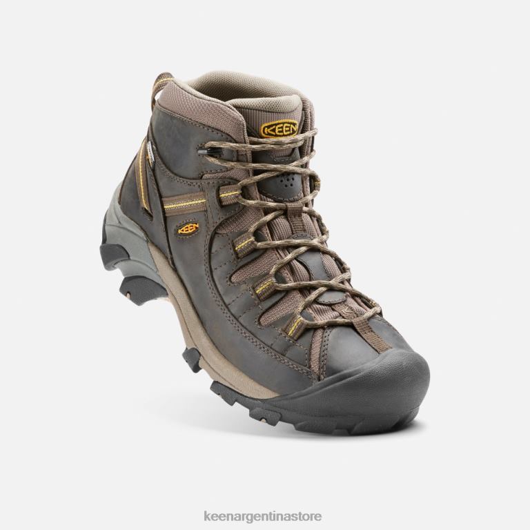 LZZND493 negro amarillo oliva Keen botas de montaña impermeables targhee ii