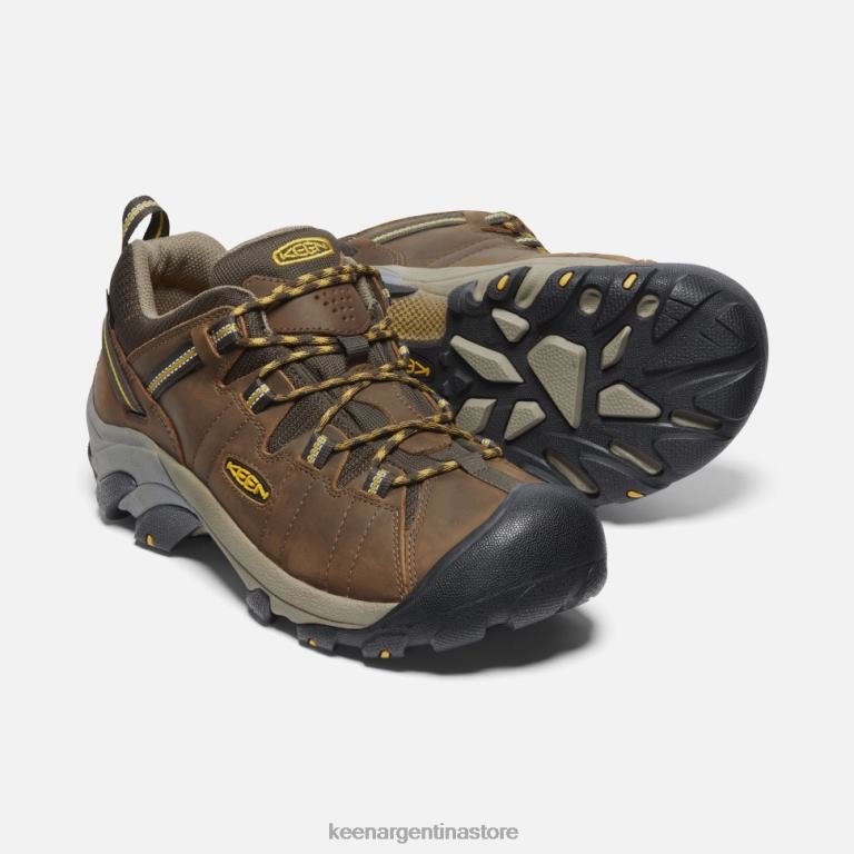 LZZND497 cascada marrón-amarillo dorado Keen targhee ii impermeable