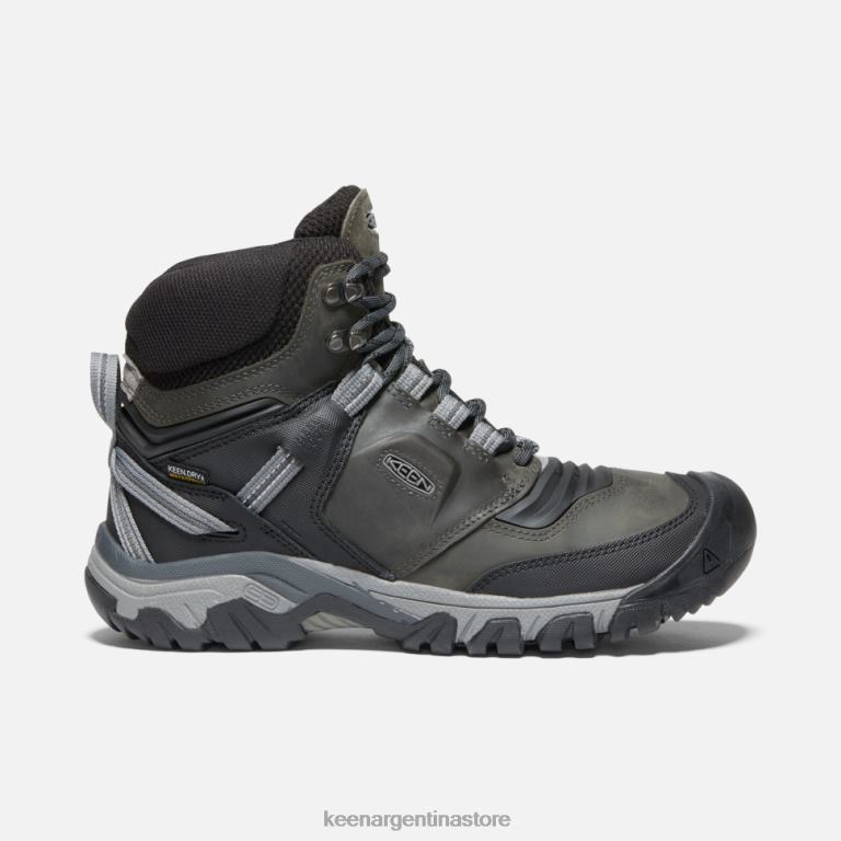 LZZND501 imán-negro Keen bota impermeable ridge flex