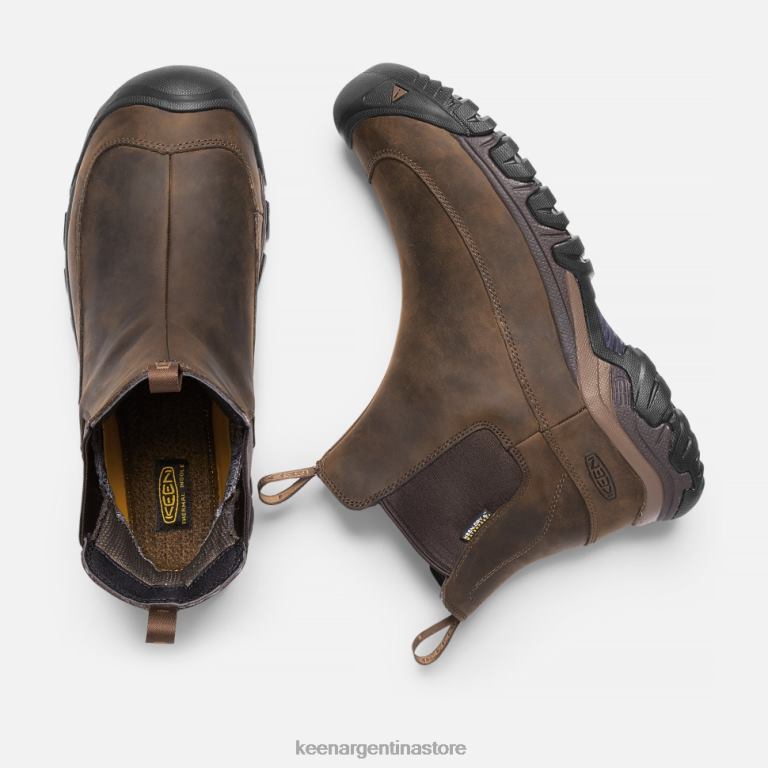 LZZND506 mantillo de tierra oscura Keen bota impermeable anclaje iii