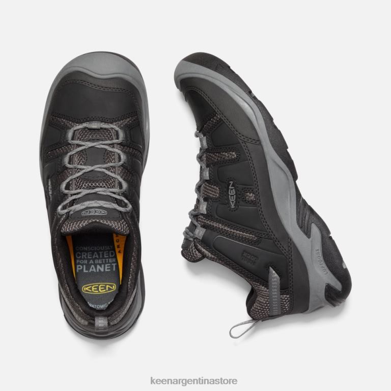 LZZND475 negro-gris acero Keen zapato de ventilación circadia