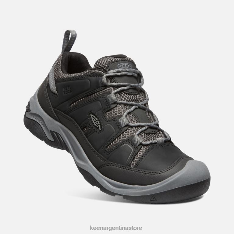 LZZND475 negro-gris acero Keen zapato de ventilación circadia