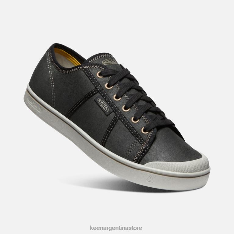 LZZND480 abedul negro-plateado Keen zapatillas eldon de cuero cosecha