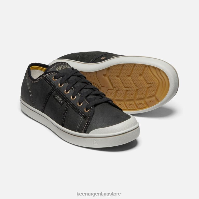 LZZND480 abedul negro-plateado Keen zapatillas eldon de cuero cosecha