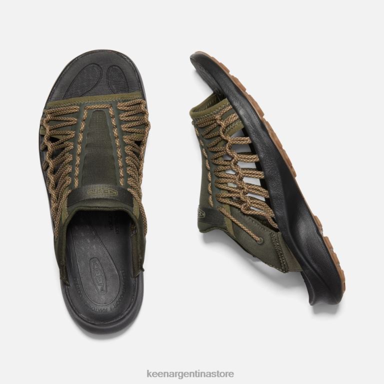 LZZND237 bosque noche-negro Keen diapositiva uneek snk