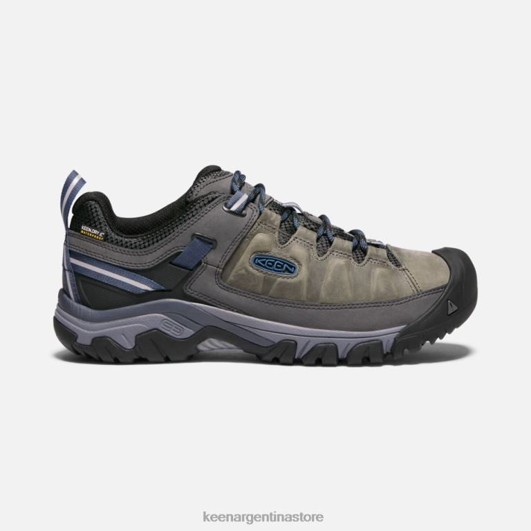 LZZND259 gris acero-azul capitán Keen zapatos de senderismo impermeables targhee iii