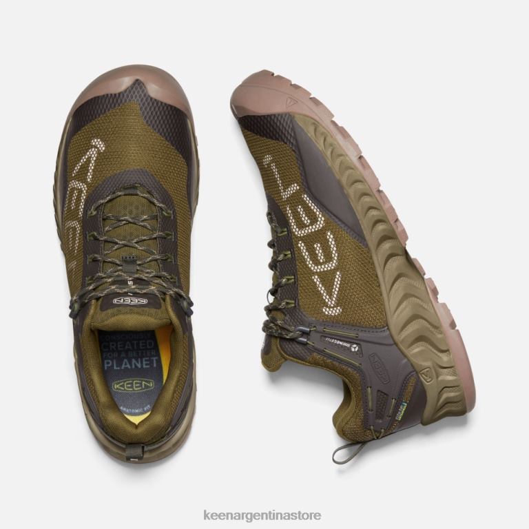 LZZND391 oliva oscuro-oliva negro Keen zapato impermeable nxis evo