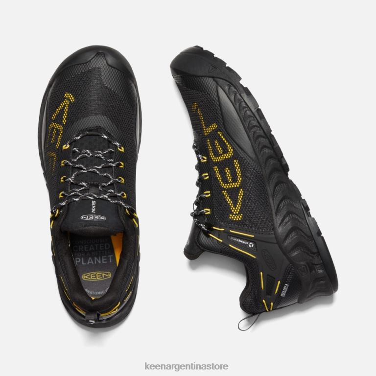 LZZND392 amarillo intenso negro Keen zapato impermeable nxis evo negro-amarillo