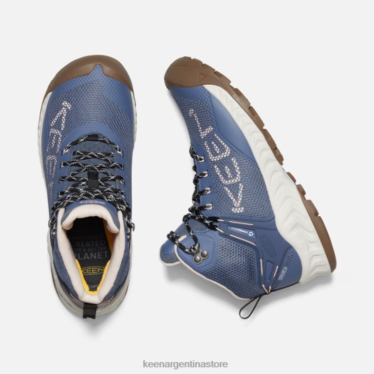 LZZND168 vintage gris índigo-puerto Keen bota impermeable nxis evo
