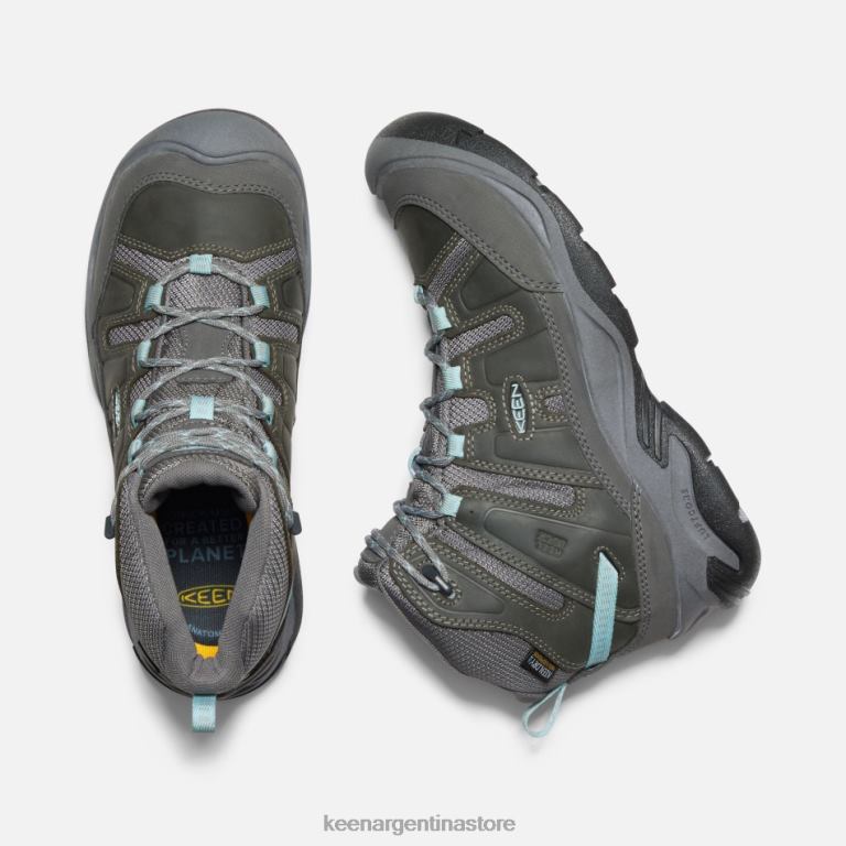 LZZND184 gris acero-azul nube Keen bota impermeable circadia