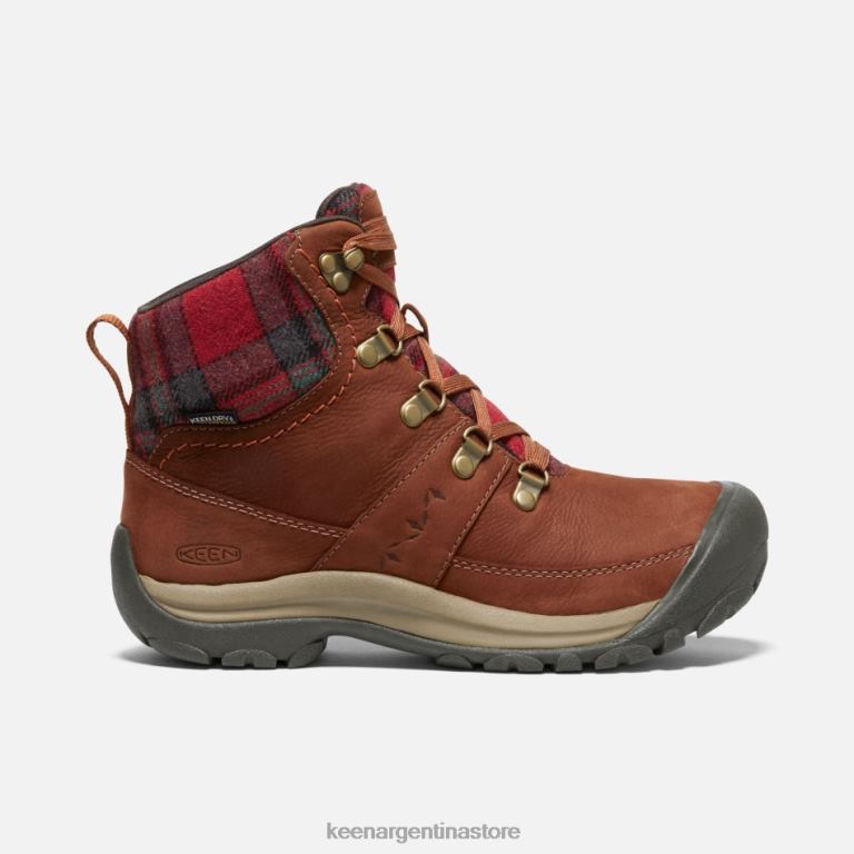 LZZND190 carey-cuadros rojos Keen bota impermeable de invierno kaci iii