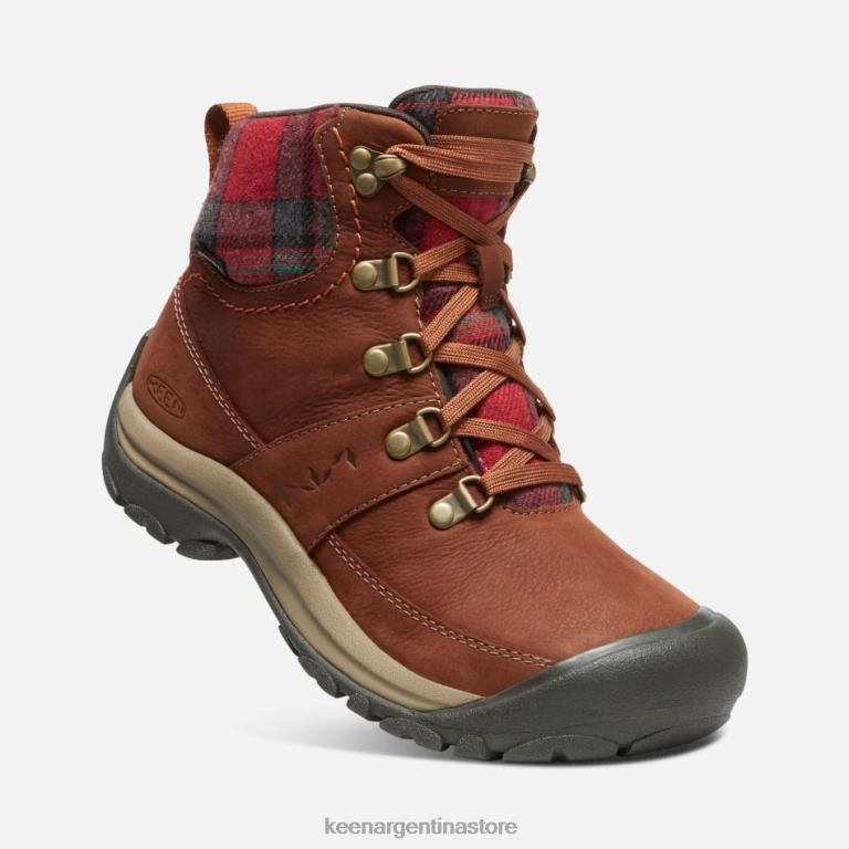 LZZND190 carey-cuadros rojos Keen bota impermeable de invierno kaci iii