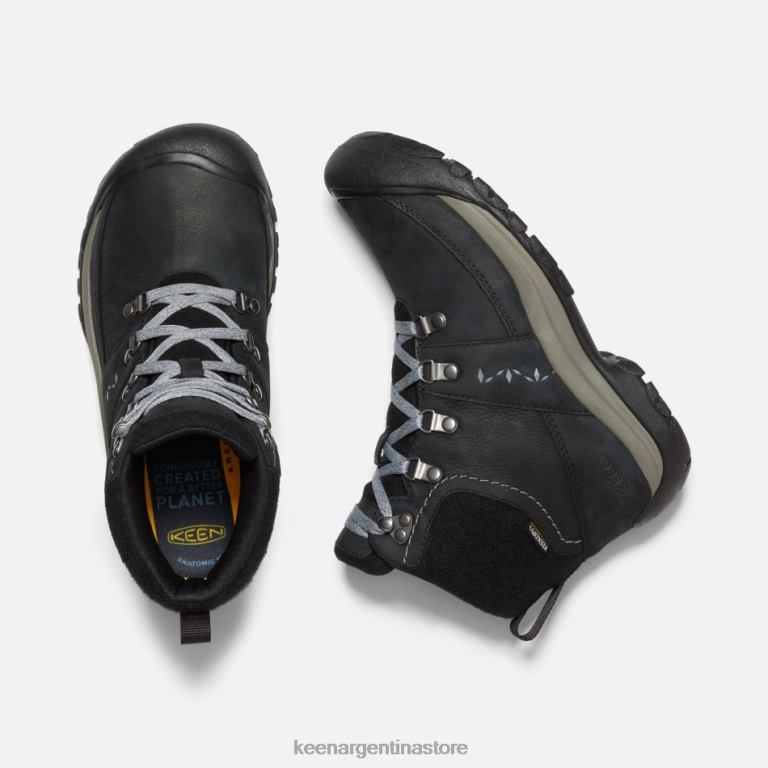 LZZND191 negro-gris acero Keen bota impermeable de invierno kaci iii