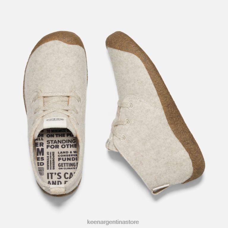 LZZND195 abedul de fieltro natural Keen botas chukka mosey