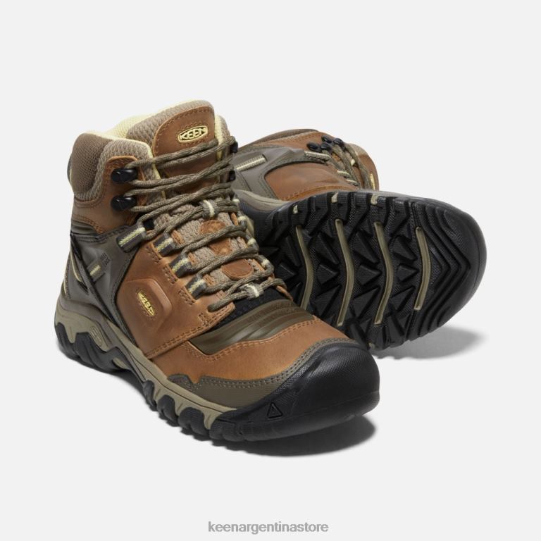 LZZND337 natillas de safari Keen bota impermeable ridge flex