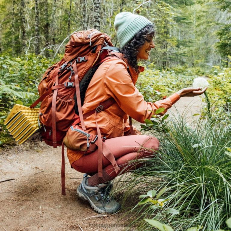 LZZND367 hortensia gris acero Keen cresta flexible impermeable