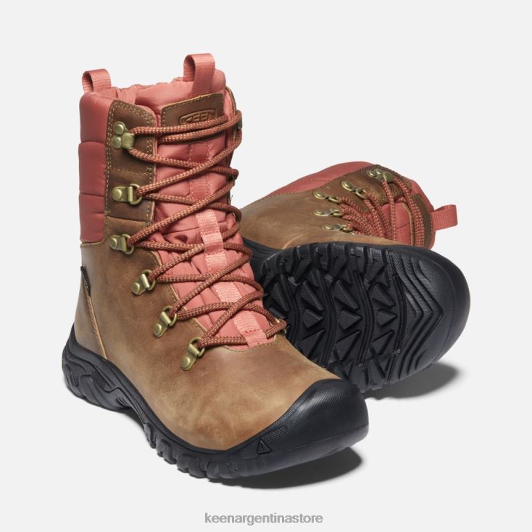 LZZND371 secoya de coco tostada Keen bota impermeable greta