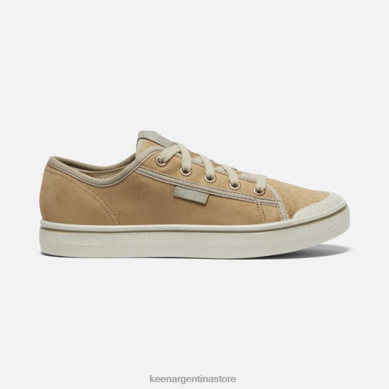 LZZND328 abedul beige-plateado Keen zapatilla de cuero cosecha elsa