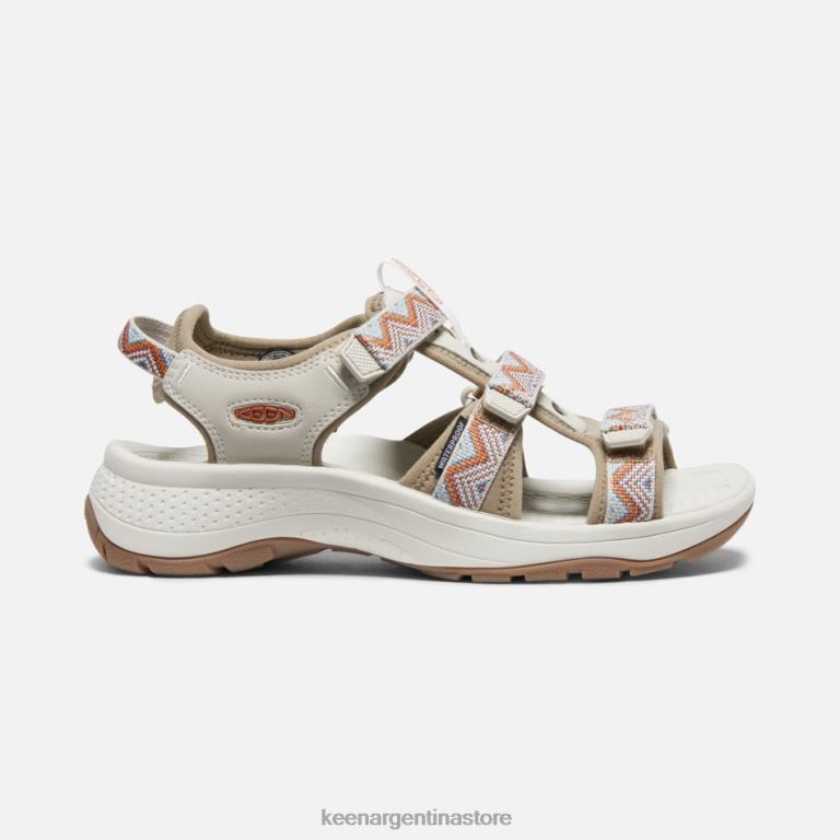 LZZND30 chevron-timberwolf Keen sandalias astoria west con puntera abierta