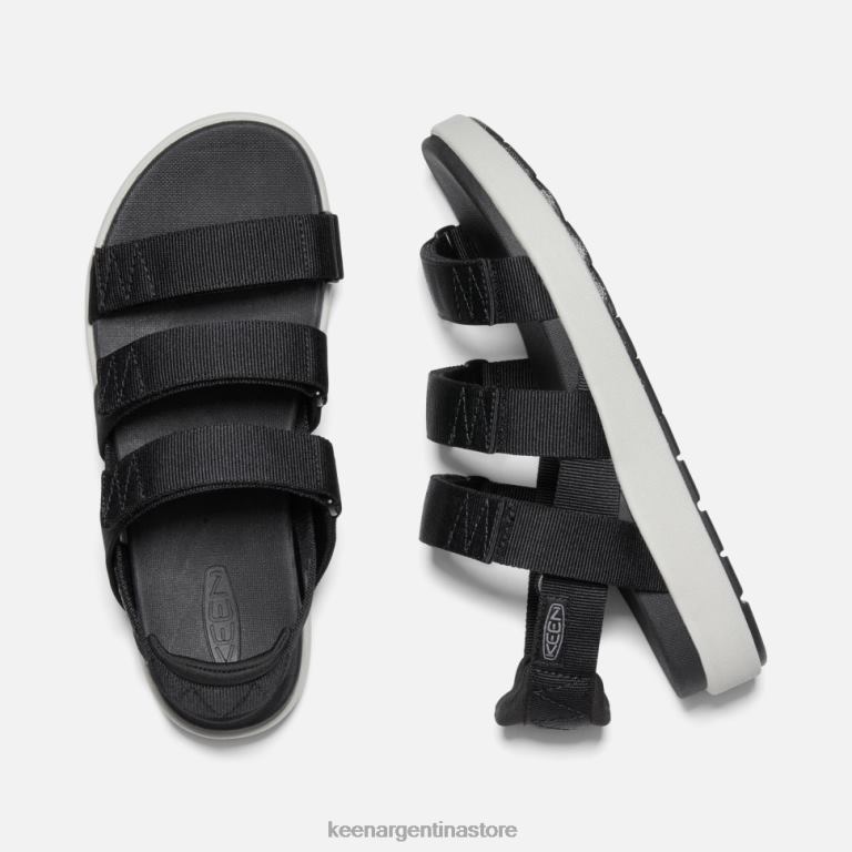 LZZND383 vapor negro Keen elle tiras