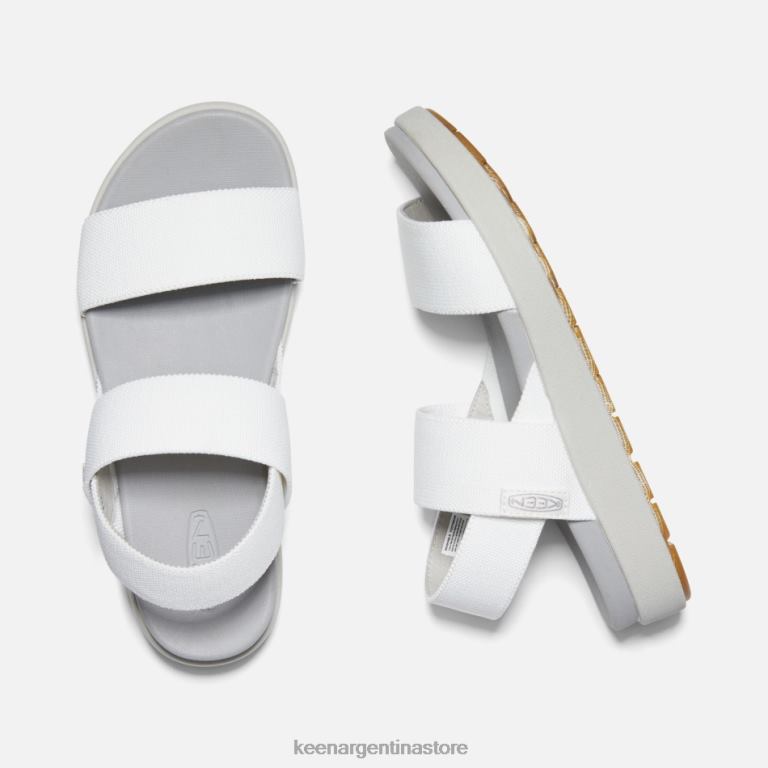 LZZND48 vapor blanco Keen sandalias casuales elle con tira trasera