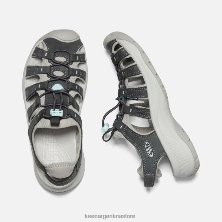 LZZND70 vapor magnético Keen sandalia astoria west de piel