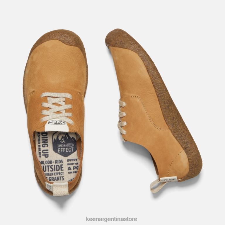 LZZND113 manzana canela-abedul Keen zapato derby de piel mosey