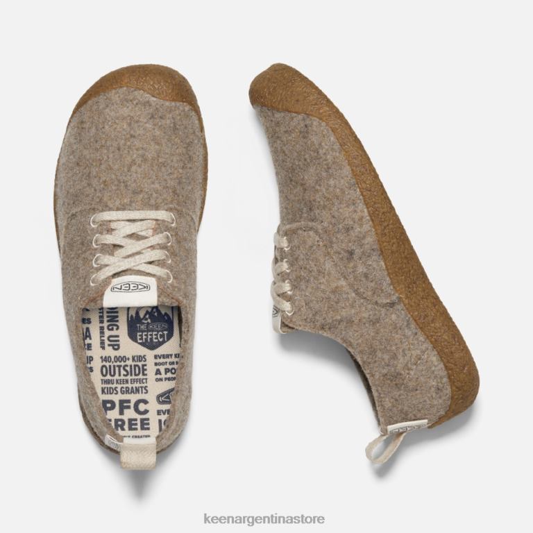 LZZND114 fieltro-abedul topo Keen zapato derby mosey