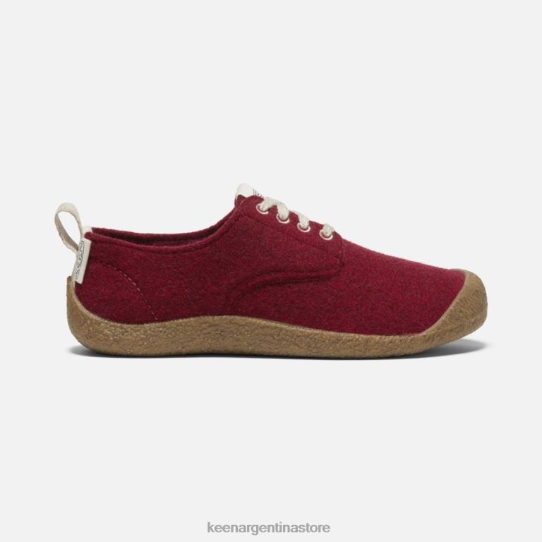 LZZND115 abedul de fieltro rojo Keen zapato derby mosey