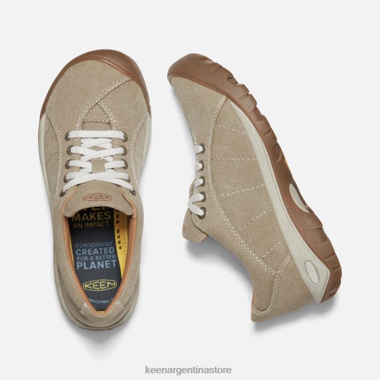 LZZND132 abedul plateado Timberwolf Keen lienzo presidio