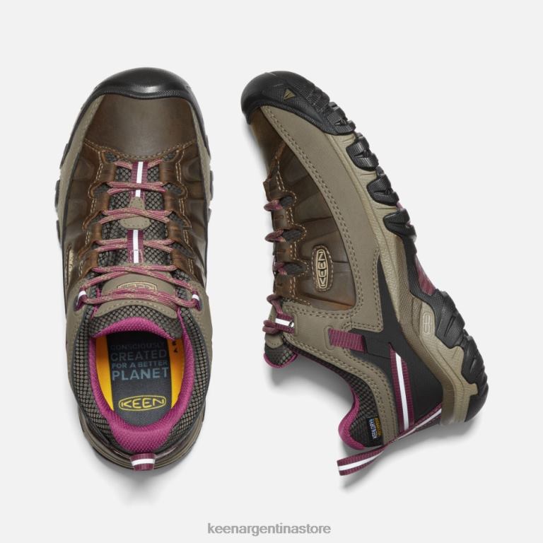 LZZND154 weiss-boysenberry Keen zapatos de senderismo impermeables targhee iii