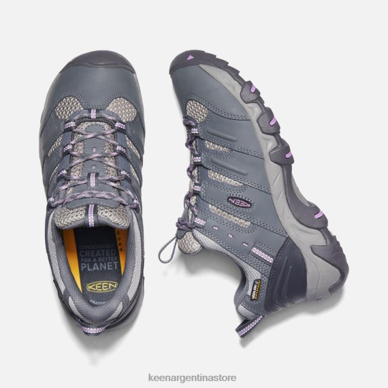 LZZND165 gris acero-violeta africana Keen zapato impermeable koven