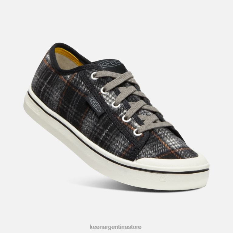 LZZND335 cuadros negros-gris acero Keen zapatilla elsa v