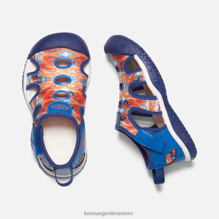 LZZND411 piel de naranja azul Keen little ' stingray x afro al aire libre