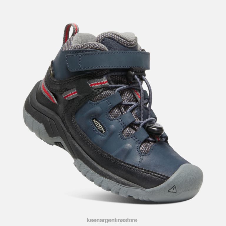 LZZND537 Noches azules-alfombra roja. Keen bota impermeable little 'targhee