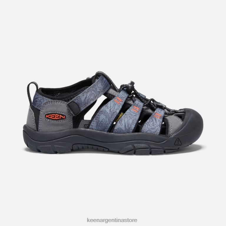 LZZND585 gris acero-negro Keen grande 'newport h2