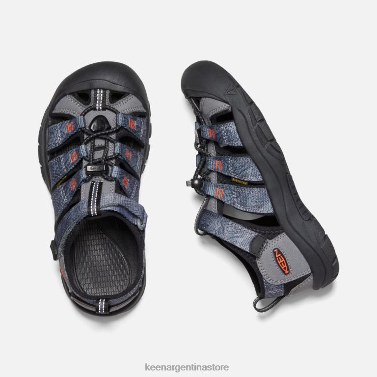 LZZND585 gris acero-negro Keen grande 'newport h2