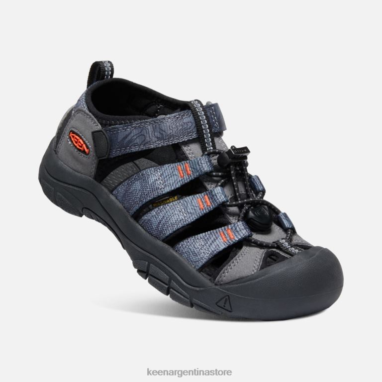 LZZND585 gris acero-negro Keen grande 'newport h2
