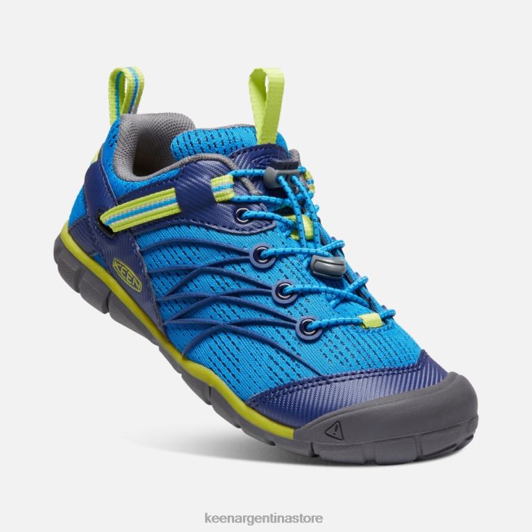 LZZND590 brillantes profundidades azul-azules Keen gran 'chandler cnx