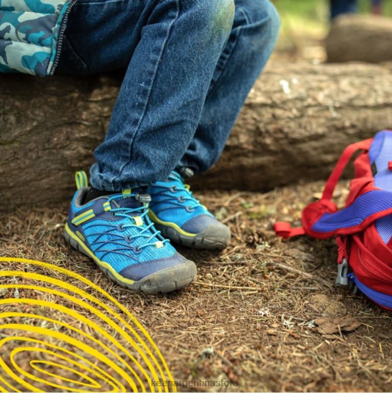 LZZND590 brillantes profundidades azul-azules Keen gran 'chandler cnx