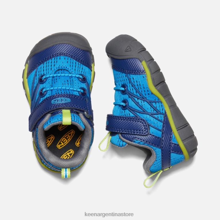 LZZND593 brillantes profundidades azul-azules Keen chandler cnx para niños pequeños