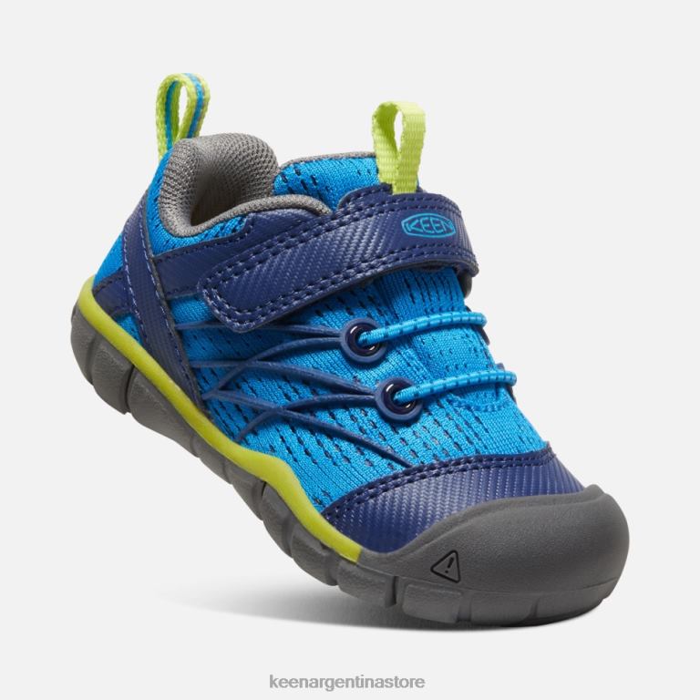 LZZND593 brillantes profundidades azul-azules Keen chandler cnx para niños pequeños