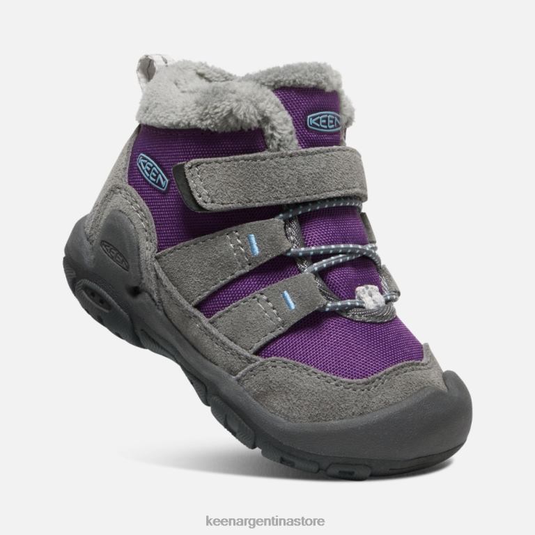 LZZND548 gris acero-carisma Keen chukka con nudo para niños pequeños