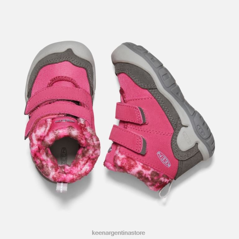 LZZND564 paloma de la fruta-negro Keen Chukka con doble tira y nudo para niños pequeños