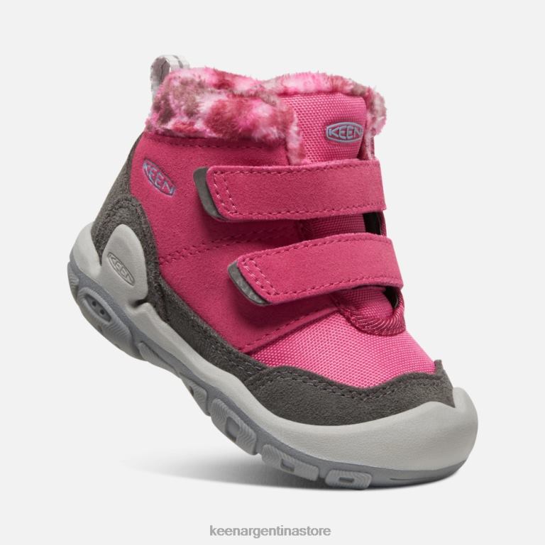 LZZND564 paloma de la fruta-negro Keen Chukka con doble tira y nudo para niños pequeños